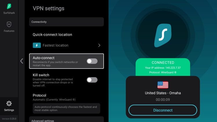 VPN on Android/Google TV