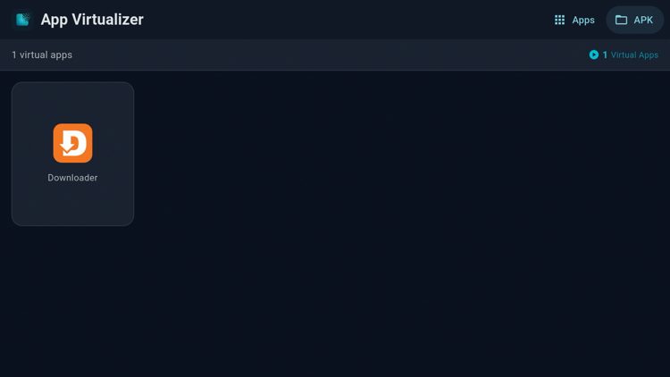 Downloader has now been cloned into a virtual app.