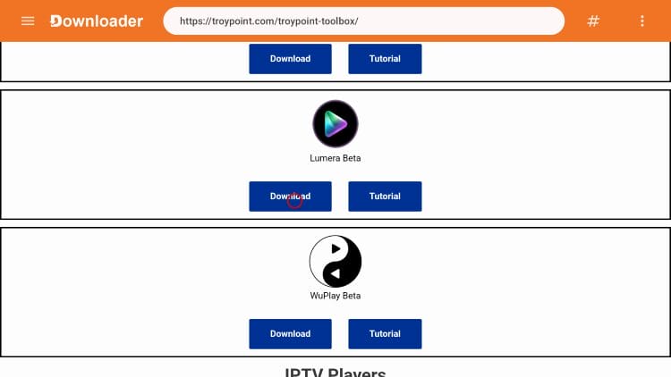 click download lumera