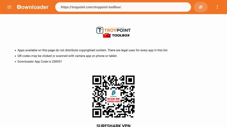 troypoint toolbox home screen to install Lumera APK