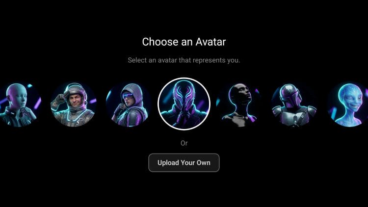 choose the avatar of your choice
