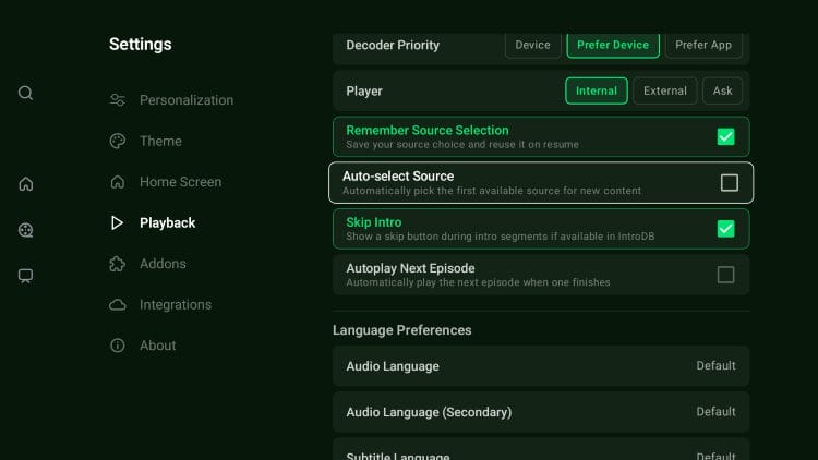 auto play capabilities in Lumera