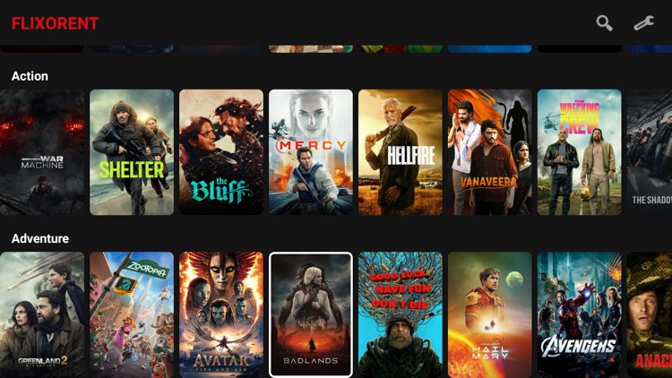 Flixorent Categories