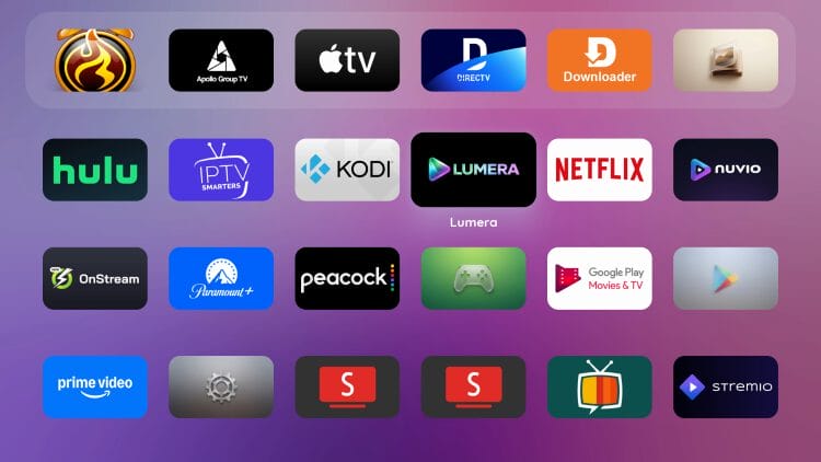 ChillHub home screen