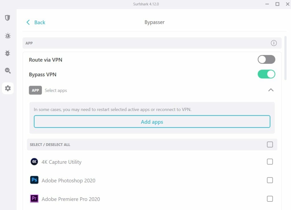 vpn uses surfshark bypasser
