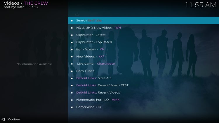 The Crew Adult Categories