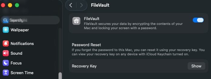 Using FileVault on my Mac