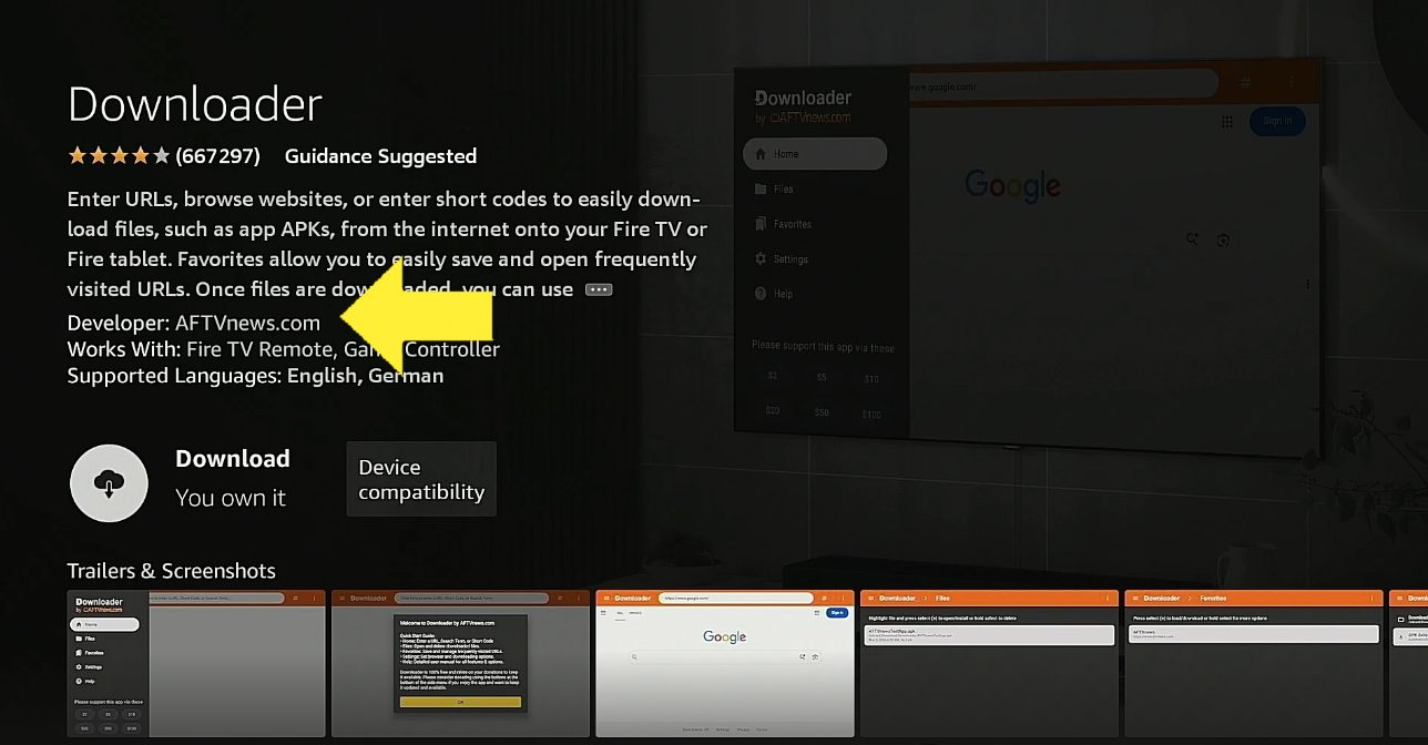Checking the Official App Developer