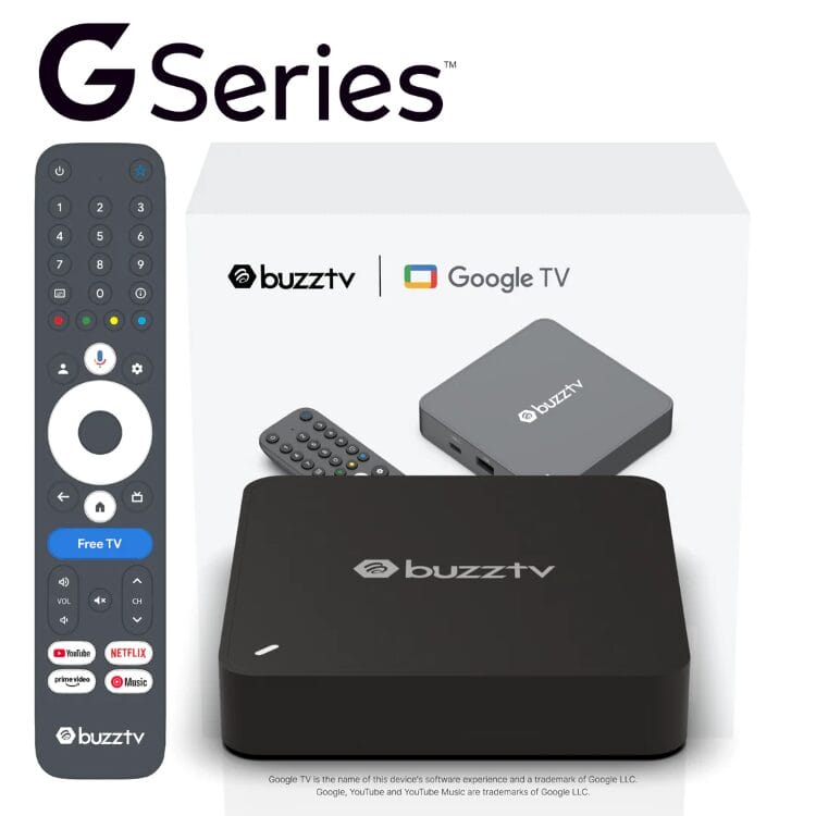 G Series Android TV Box with Remote Control