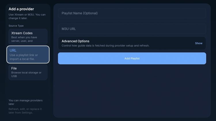 Wait a few seconds for the StreamVault application to load. 