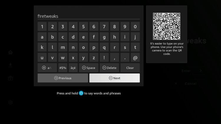 firetweaks Unlinked code