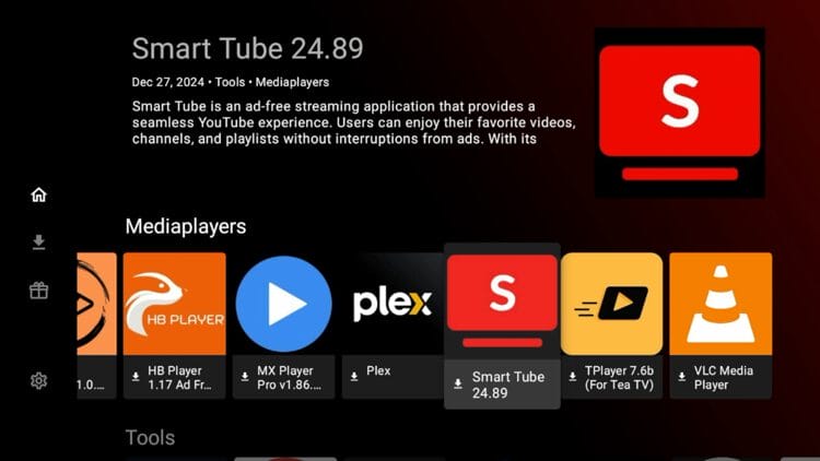 If you want to install one of these apps from Unlinked, hover over your preferred app and click it.