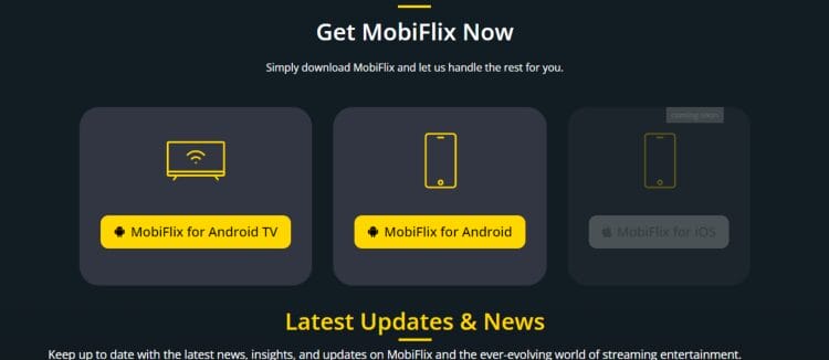 mobiflix for android