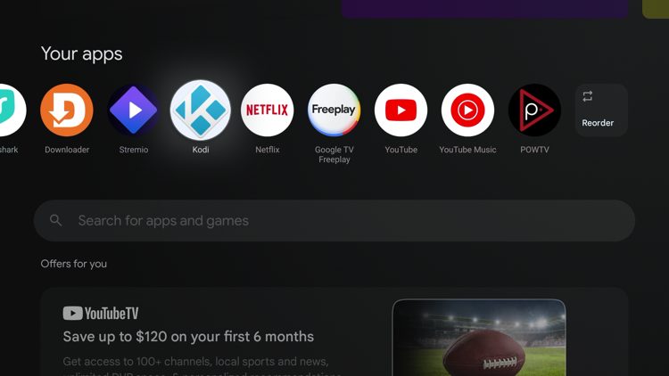 Relaunch the Kodi application.
