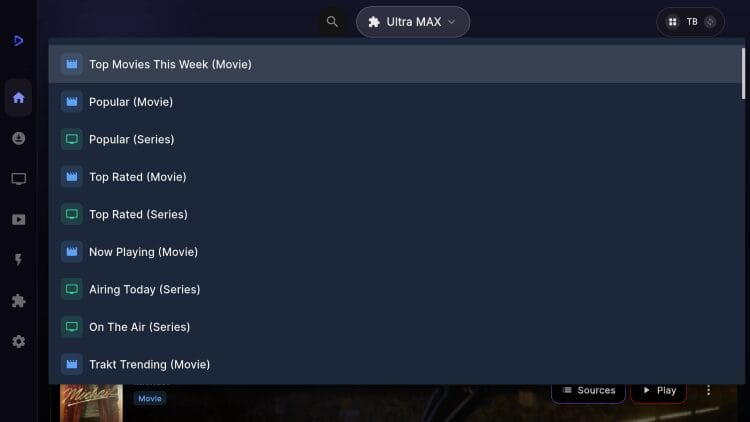 browse categories with addon