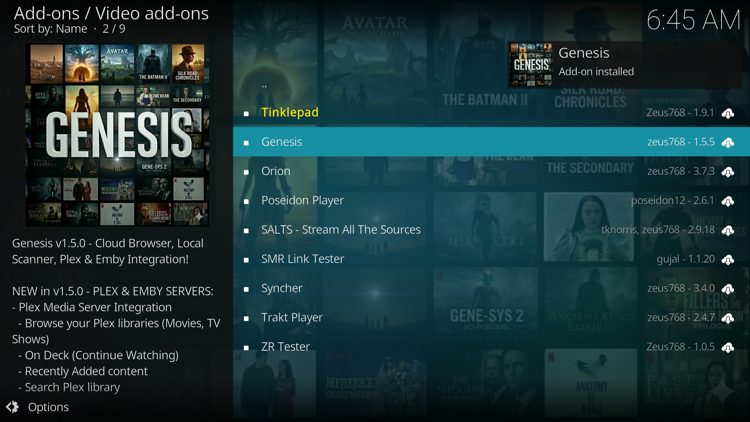 Wait a minute or two for the add-on to fully install