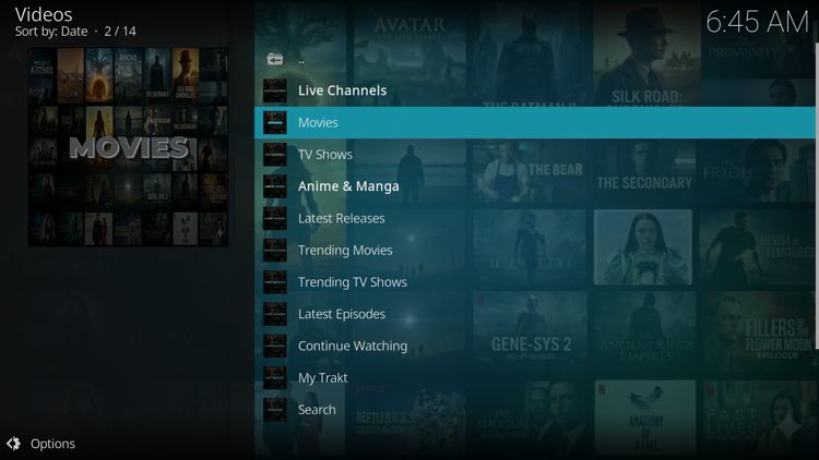 You have successfully installed the Genesis add-on!