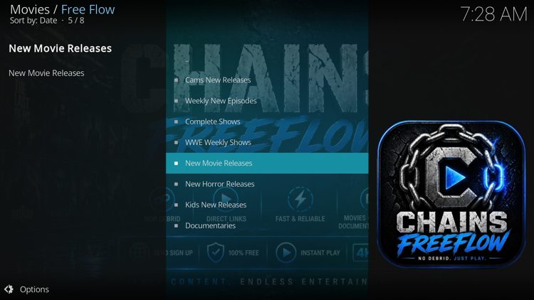 Free Flow Add-on Categories