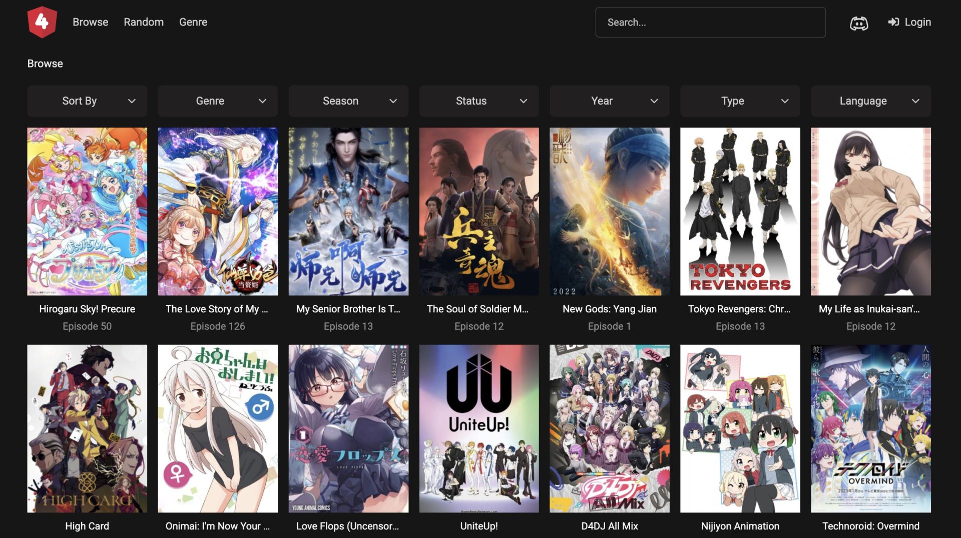 4Anime Website