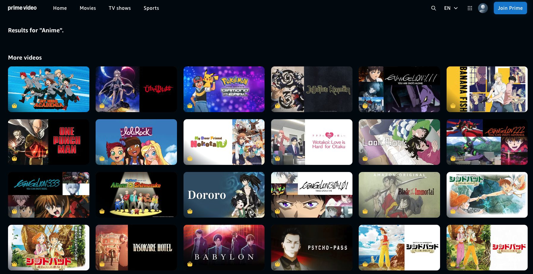 Prime Video Anime