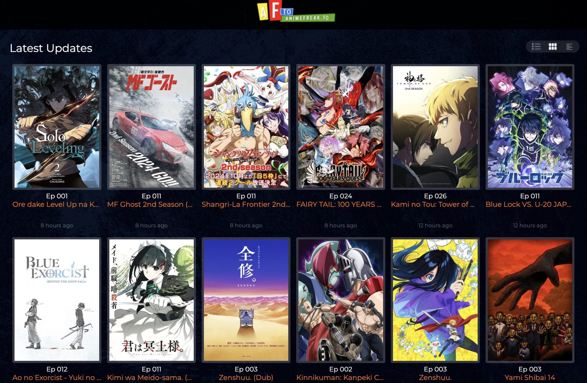 AnimeFreak Website