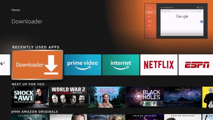 launch downloader