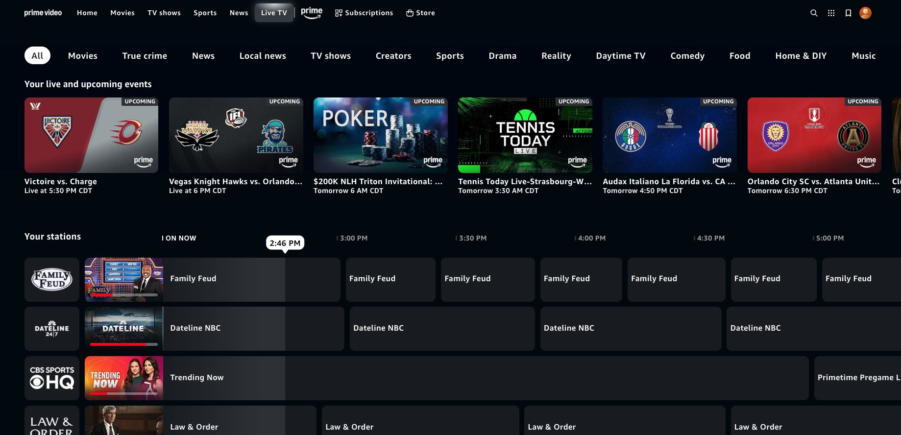 Amazon Prime Video Website