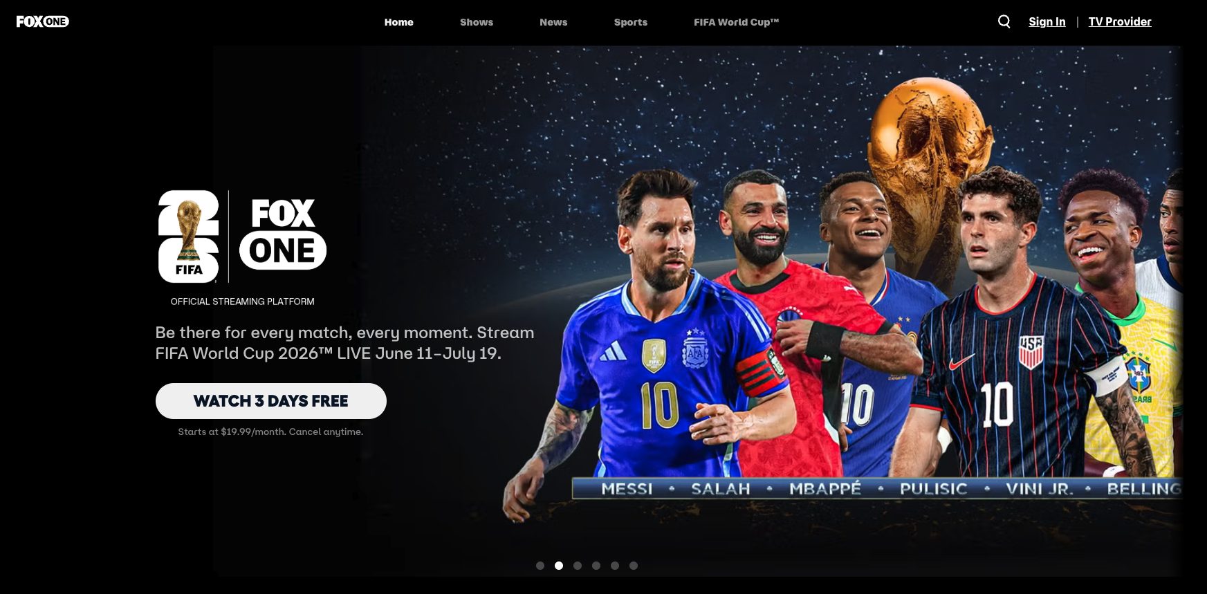 FOX One Website
