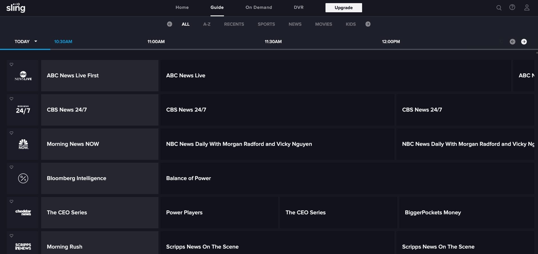 Sling Freestream App